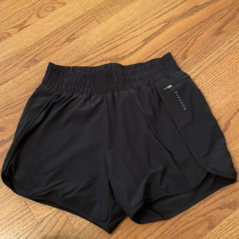 Paragon Fitwear Exercise Shorts Black Size Medium
